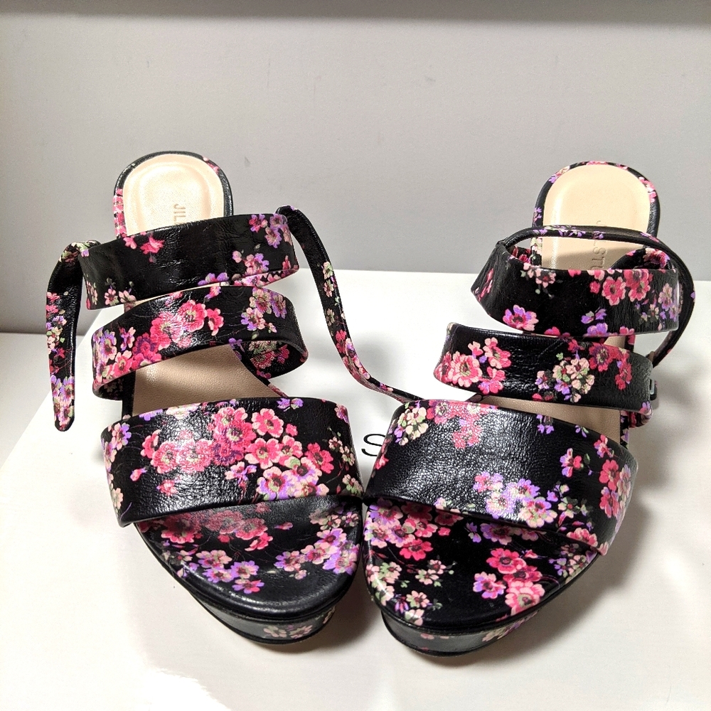 Jill Stuart Lou Slingback Sandals Blossom Sz 38